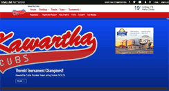 Desktop Screenshot of kawarthacubs.com